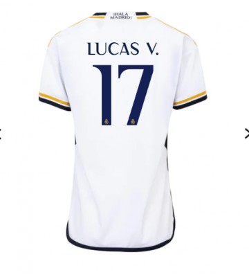Real Madrid Lucas Vazquez #17 Hjemmebanetrøje Dame 2023-24 Kort ærmer